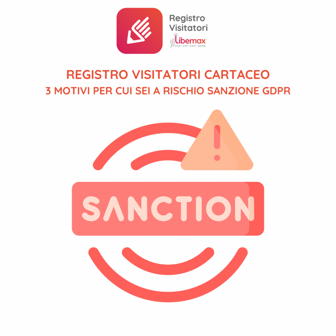 3 motivi rischio sanzione registro visitatori libemax