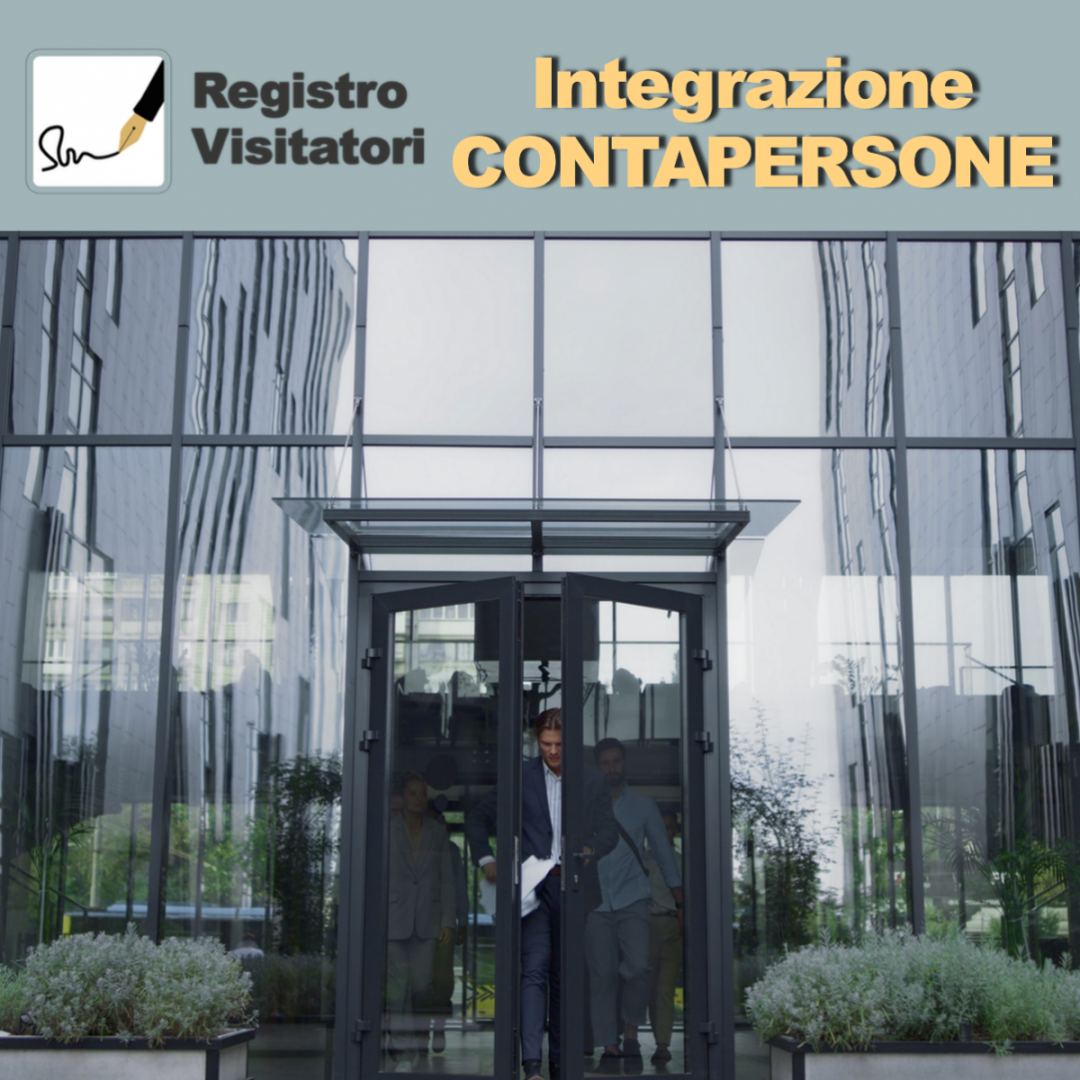 Integrazione Libemax Registro Visitatori contapersone