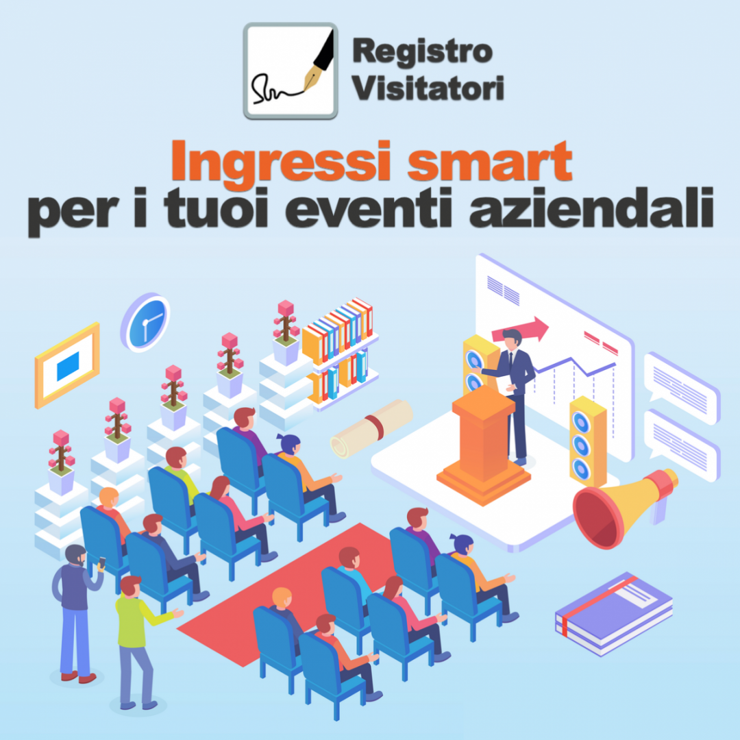 Ingresso con pre registrazione per eventi aziendali