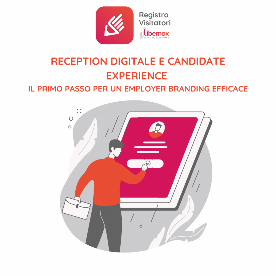 reception employer branding libemax registro visitatori