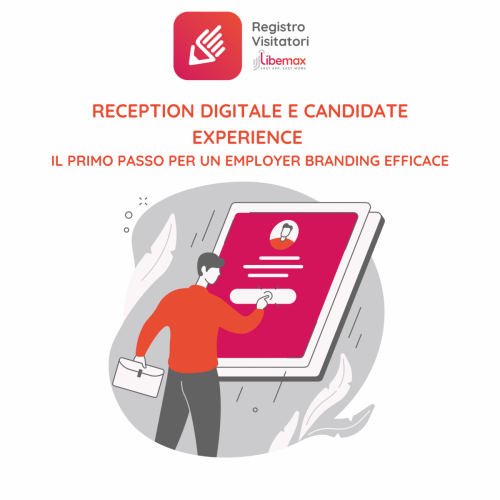 reception employer branding libemax registro visitatori