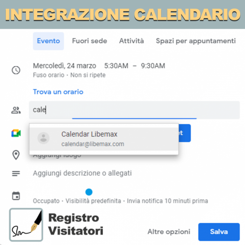 integrazione calendario google calendar, calendario apple e outlook