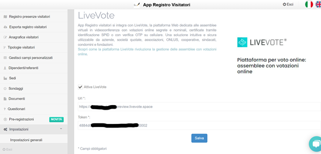 integrazione livevote - liveforum